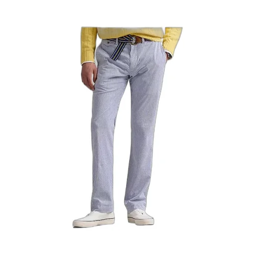 Stretch Straight Fit Seersucker Pants