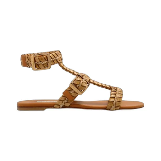Casadei Ankle-Strap Flat Sandals