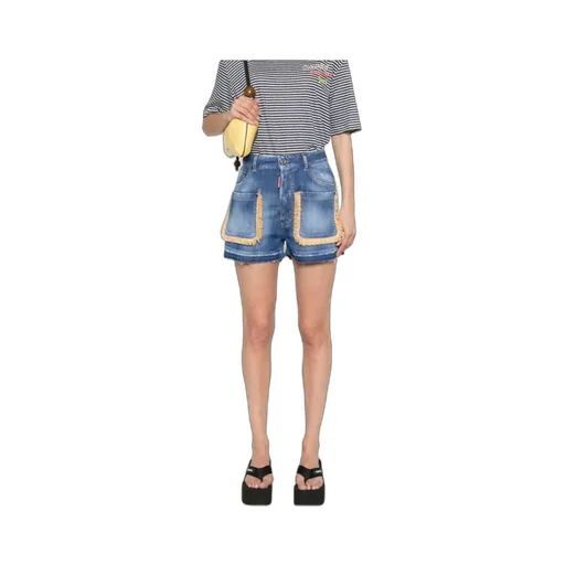 Dsquared2 Summer Lovers Denim Baggy Shorts