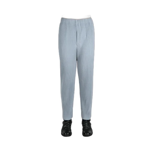 Homme Pliss Issey Miyake Straight-Leg Pleated Trousers