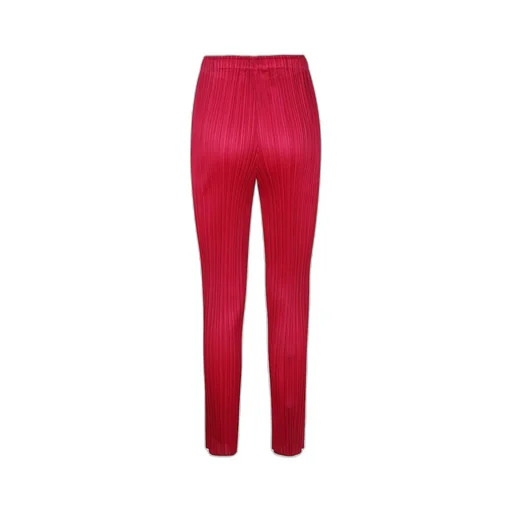Pleats Please Issey Miyake Elasticated Waistband Pleated Trousers
