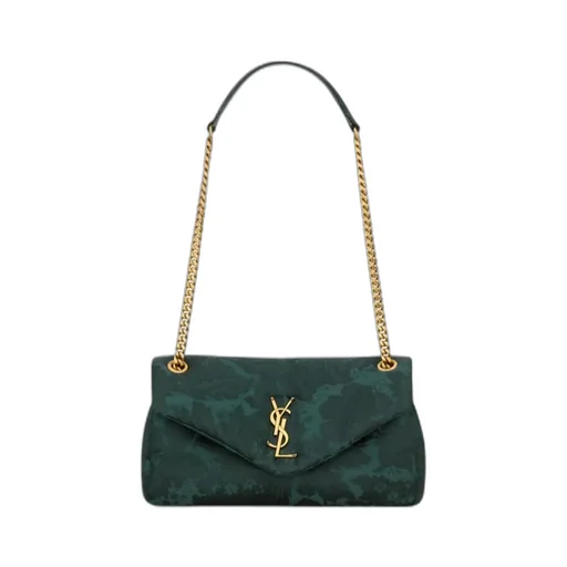 Saint Laurent Calypso Jacquard Small Shoulder Bag