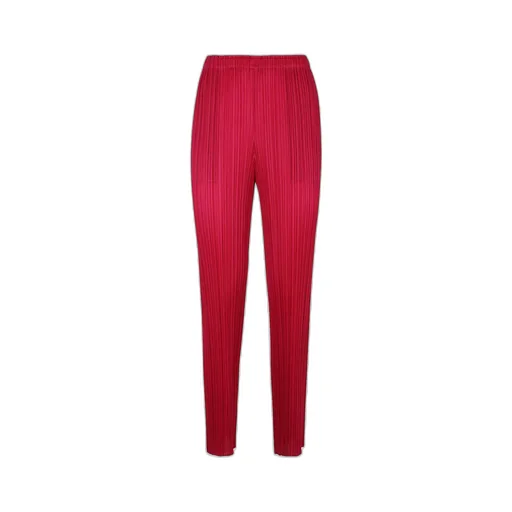 Pleats Please Issey Miyake Elasticated Waistband Pleated Trousers