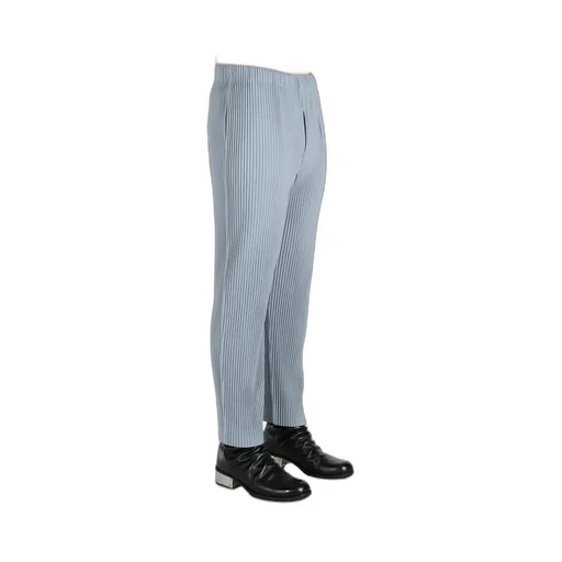 Homme Pliss Issey Miyake Straight-Leg Pleated Trousers