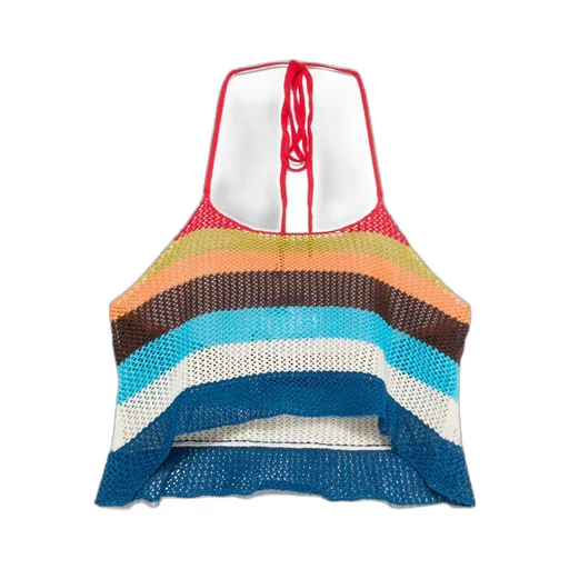 Dsquared2 Summer Lovers Knitted Halter Neck Top