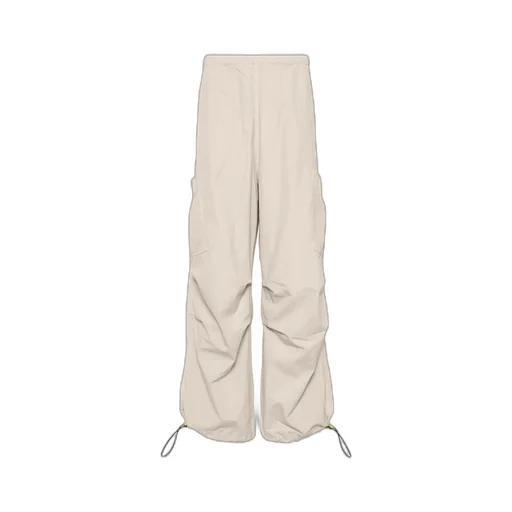 Panelled Cotton Wide-Leg Trousers
