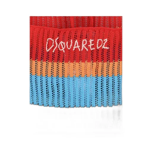 Dsquared2 Summer Lovers Striped Knitted Dress