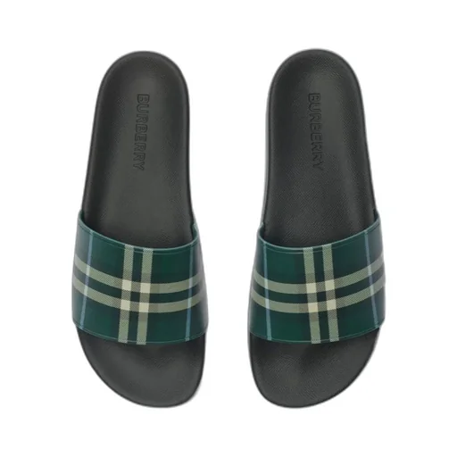 Burberry Checkered Flip-Flops