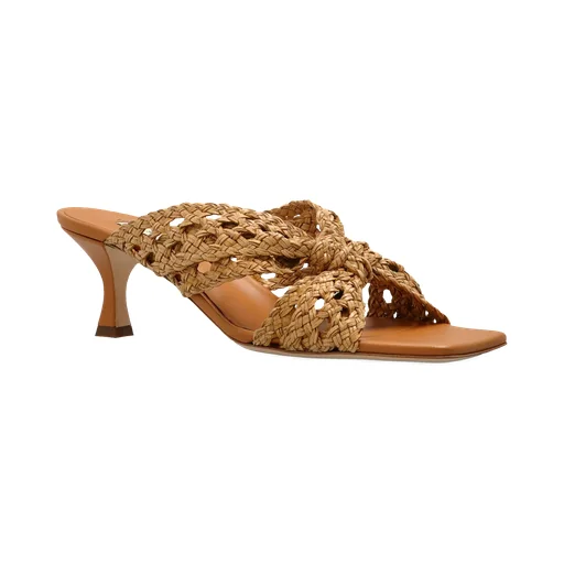 Casadei Square-Toe Interwoven Sandals