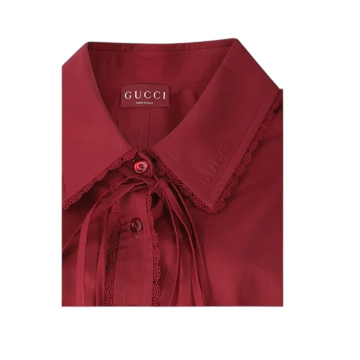 Gucci Long Sleeved Drawstring Shirt