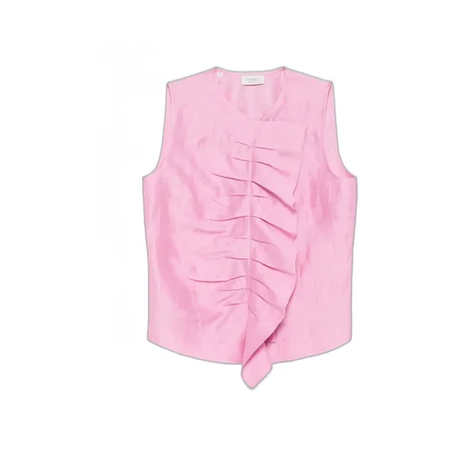 Pleated Vest