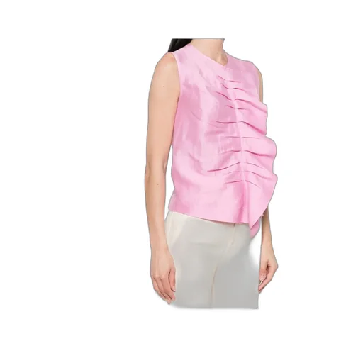 Pleated Vest