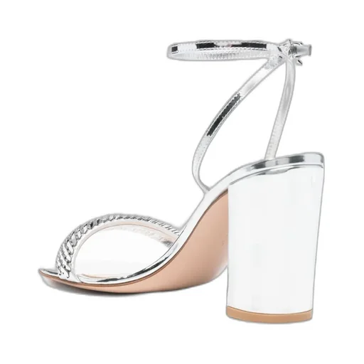 80Mm Leather Sandals