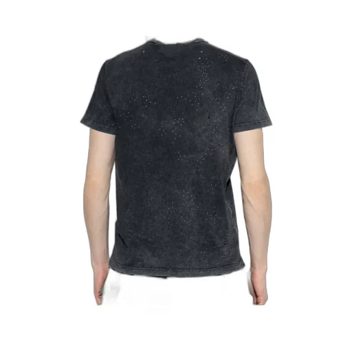 Dsquared2 Distressed Rivet-Embellished Printed T-Shirt