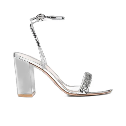 80Mm Leather Sandals