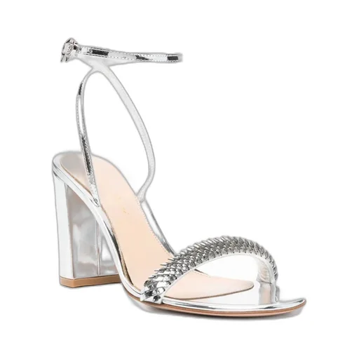 80Mm Leather Sandals