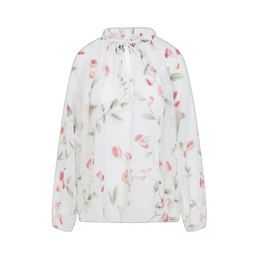 Floral-Print Blouse