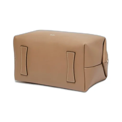 Max Mara Holdallm Logo Stamp Zip-Up Tote Bag