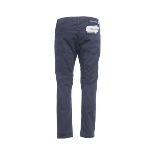 Jacob Cohen Nick Logo Patch Straight-Leg Trousers