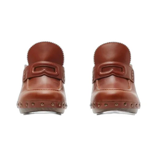 Burberry Potter Stud Embellished Heeled Mules