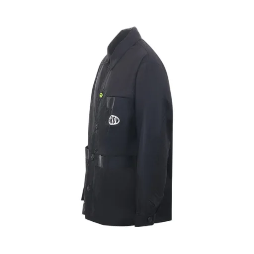 Barrow Logo Printed Button-Up Shirt Jacket