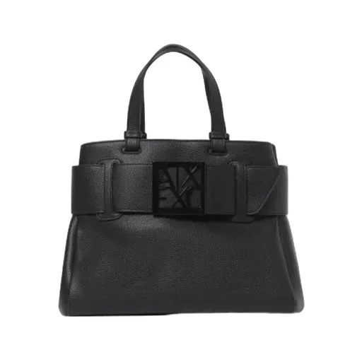 Textured Leather Tote Bag