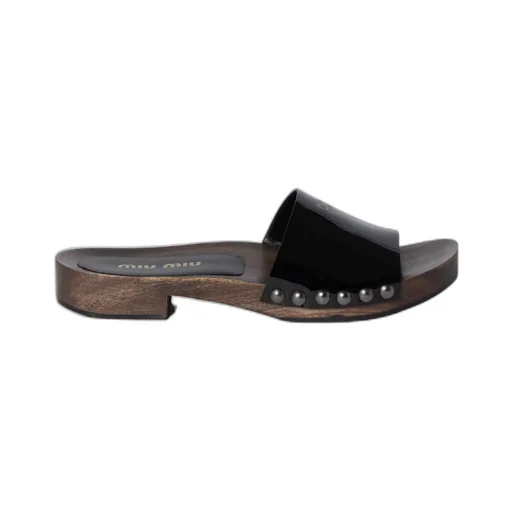 Patent Leather Clogs