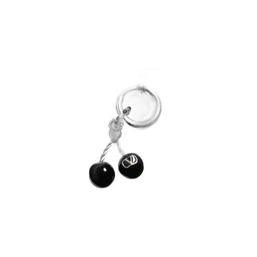 Hoop Black-Cherry Earrings