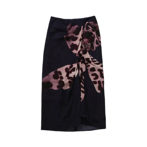 Draped Flared Skirt
