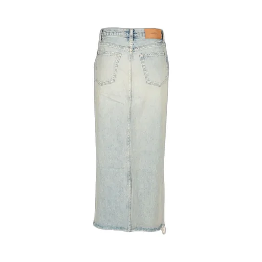 Mid Skirt Peaches With Destroyed Hem