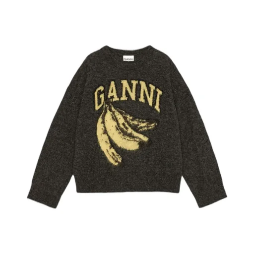 Ganni Banana Graphic Jumper