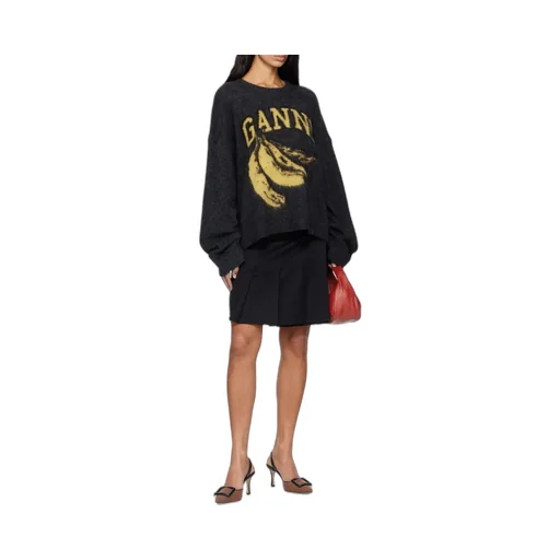 Ganni Banana Graphic Jumper