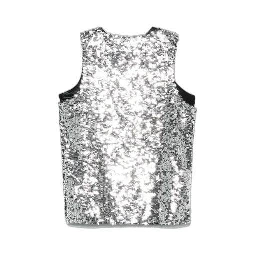 Junya Watanabe Sequin-Embellished Sleeveless Top