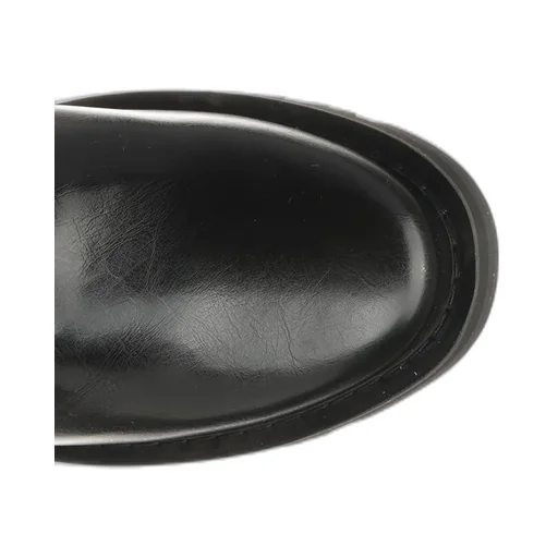 High Boots In Black Oleatex