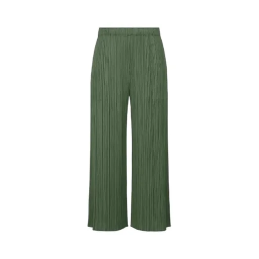Pleated Straight Trousers