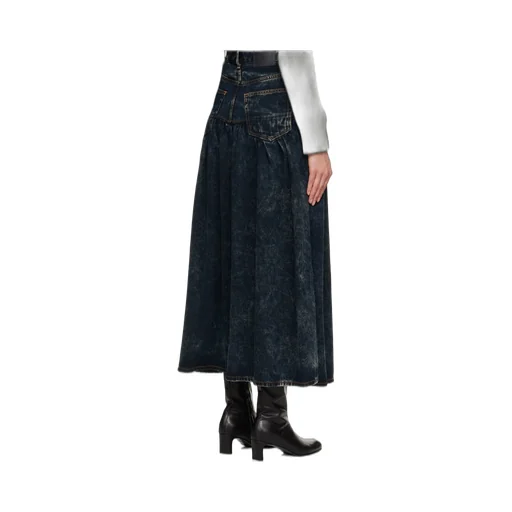 Ganni Washed Denim Skirt