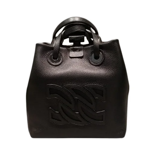 Casadei Logo Patch Top Handle Bag