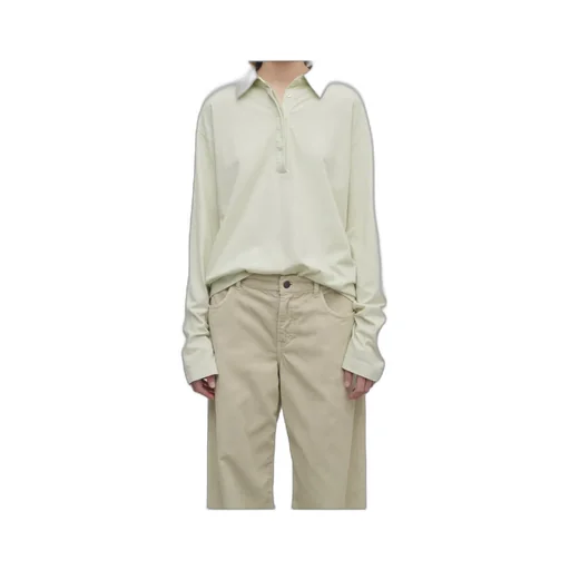 Long-Sleeved Polo Shirt