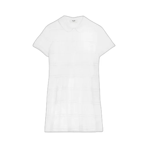Mini Dress With Embroidered Trims In Cotton Batiste
