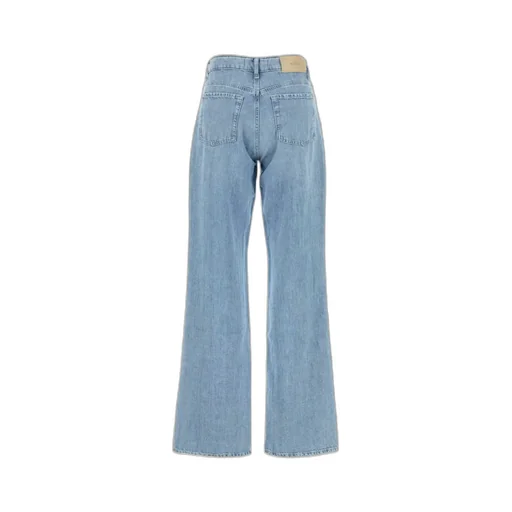 Flared Denim Trousers