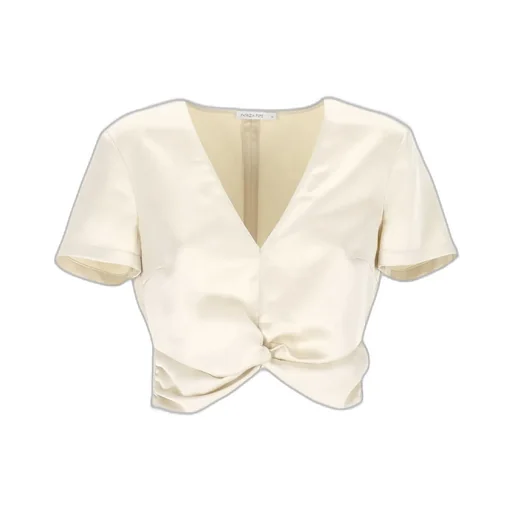 Patrizia Pepe V-Neck Twist Top