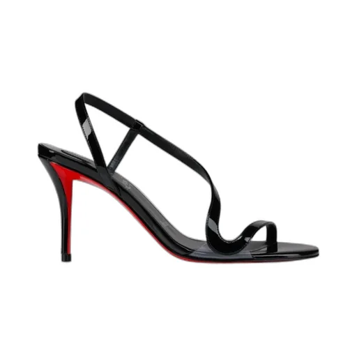 80Mm Rosa Z Slingback Leather Sandals