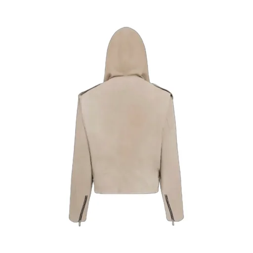 AlaÏA Hooded Biker Jacket