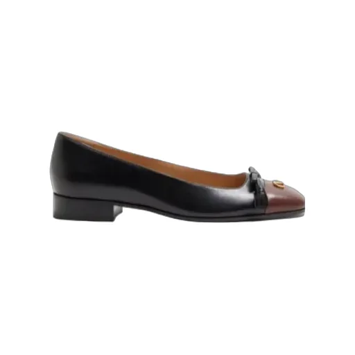 Valentino Vlogo Signature Tassel Embellished Slip-On Ballet Flats