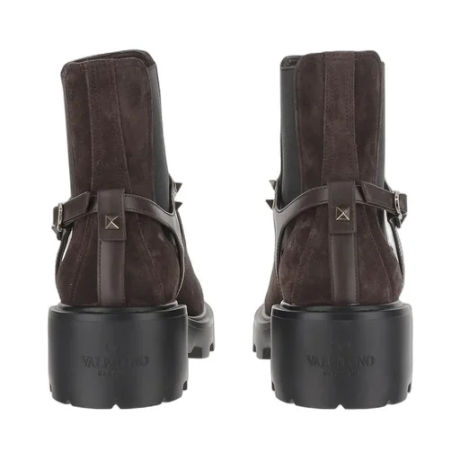 Valentino Garavani Rockstud Buckle Strap Chelsea Boots