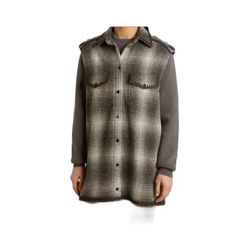 Golden Goose Deluxe Brand Checked Shirt Dress