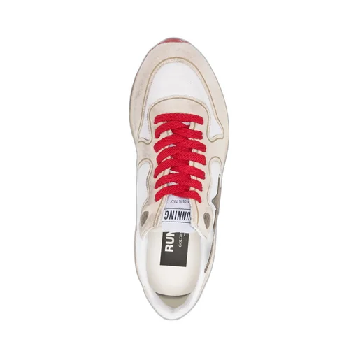 Star-Detail Lace-Up Sneakers