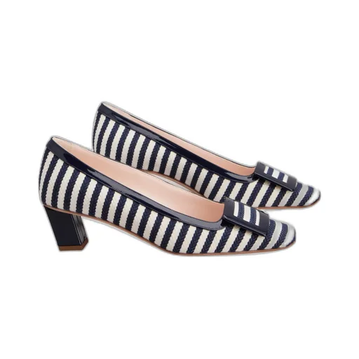 Belle Vivier Pumps In Canvas