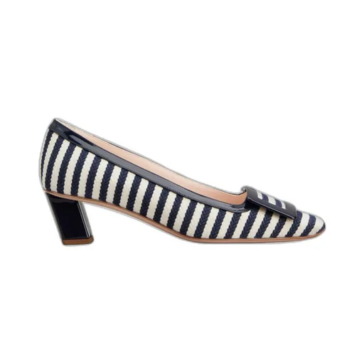 Belle Vivier Pumps In Canvas