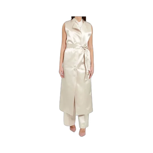 Sleeveless Long Casual Jacket